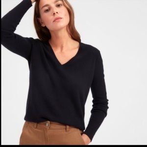 Everlane cashmere v-neck sweater